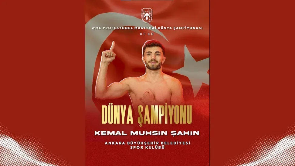 Ankara’dan dünya şampiyonluğuna: Kemal Muhsin Şahin zirveye çıktı
