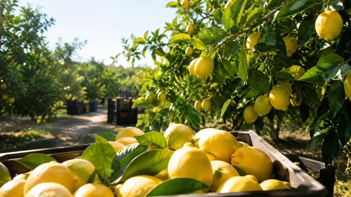 Mayer limonunda hasat başladı