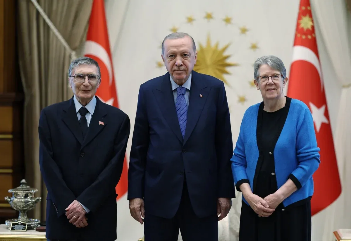 Cumhurbaşkanı Erdoğan, Nobel ödüllü Aziz Sancar ile görüştü