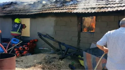 Bandırma’da dam yangını: alevlerin yayılması önlendi