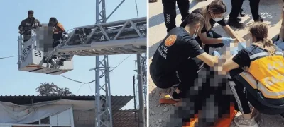 Elektrik direğinde asılı halde bulunan kişi hayatını kaybetti